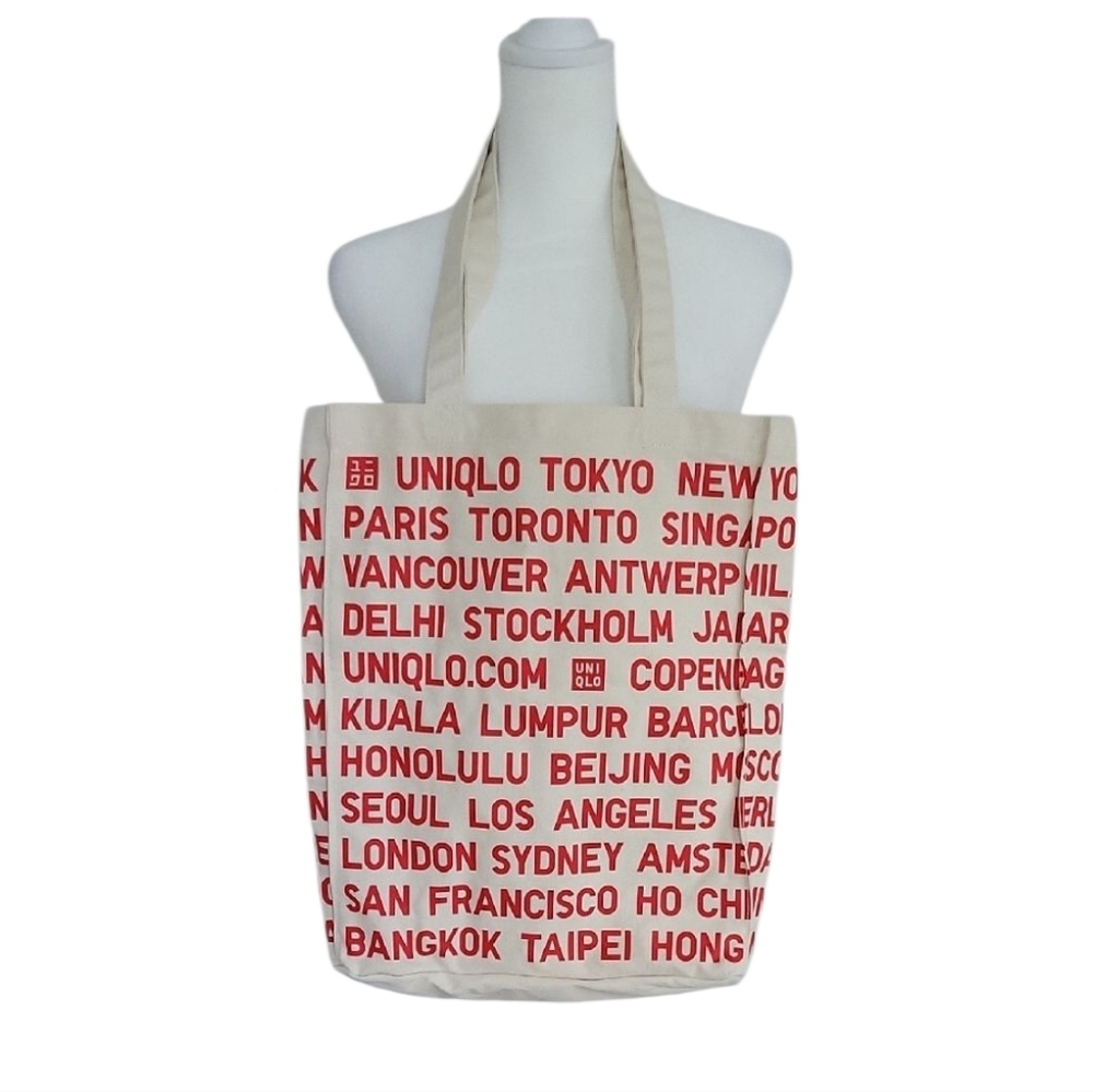 Uniqlo City Series Canvas Tote Bag NWOT